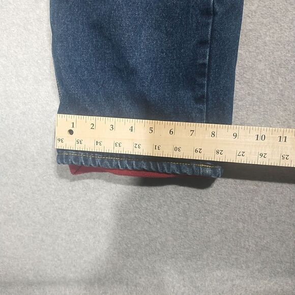 REDHEAD Flannel Lined Jeans Mens 38/34 Heavy Denim Blue Jeans. - Picture 5 of 7
